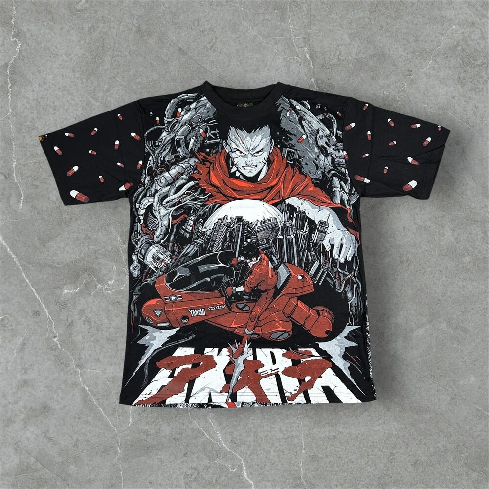 Akira Anime AOP Japan Manga All Over Print Size XL Modern T-Shirt